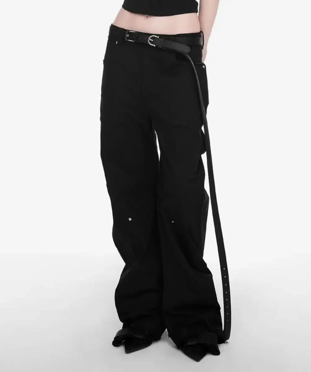 [NACHE] RAWCUT CURVED PANTS /追跡付 RAWCUT CURVED PANTS (UNISEX) KHAKI - NACHE